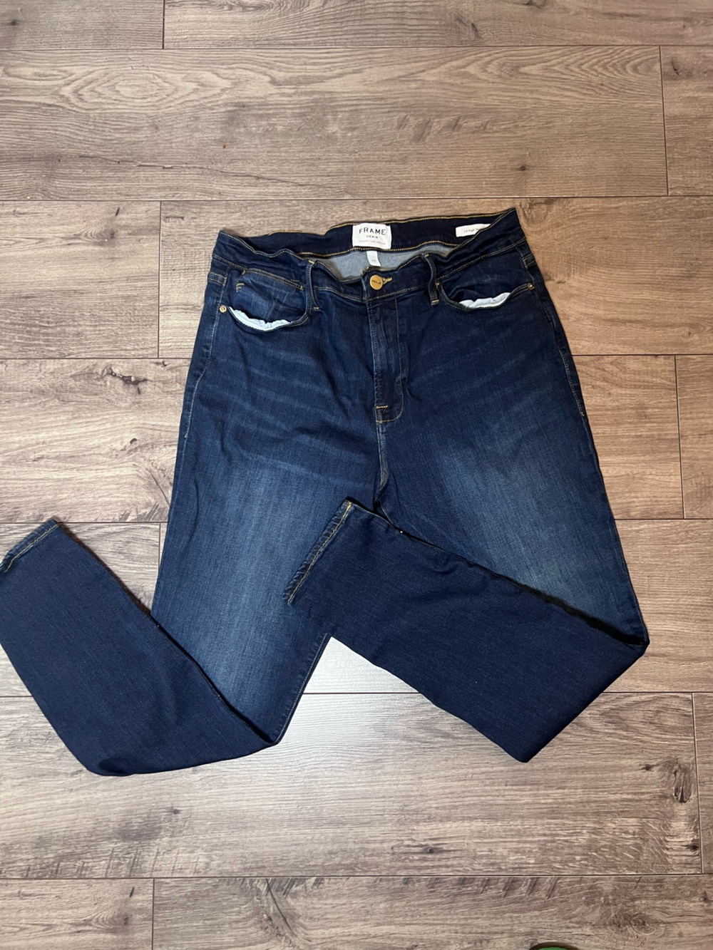 Frame Denim Dark Indigo Slim skinny/straight Jeans 33